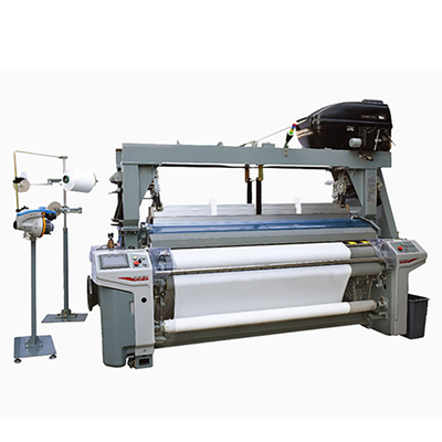 Ar liso Jet Loom de matéria têxtil da fibra do braço da maquineta para a tela de vidro Terry Towel