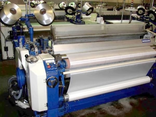 Máquina de tecelagem de jato de água de alta densidade com bico duplo maquineta